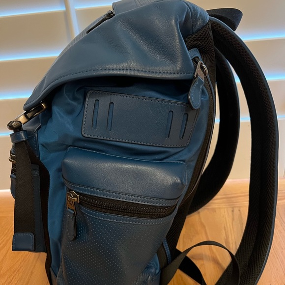 Coach Backpack in Blue. - Picture 4 of 13